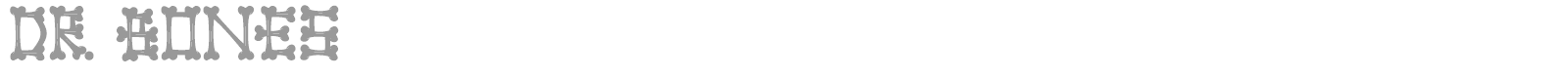 Dr. Bones font preview